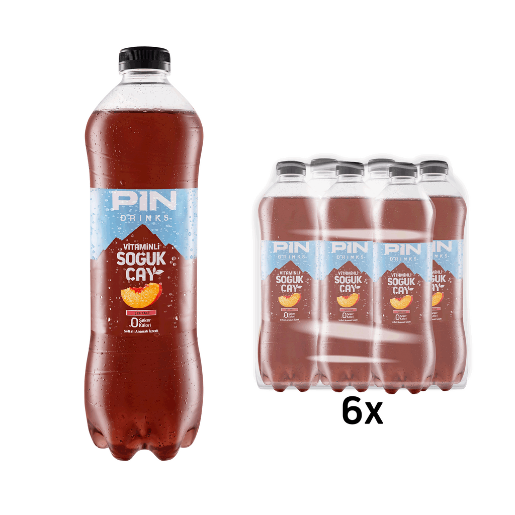 6 x Eistee Pfirsich 1 Liter Pet