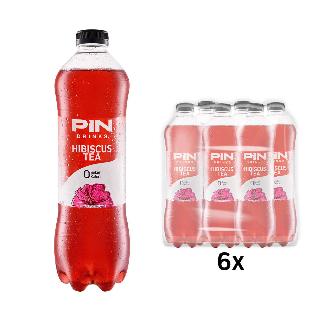 6 x Hibiskus Tea 1 Liter PET