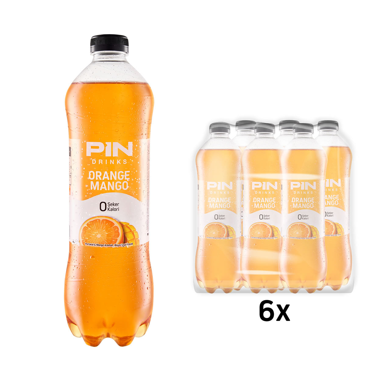 6 x Orange Mango 1 Liter PET